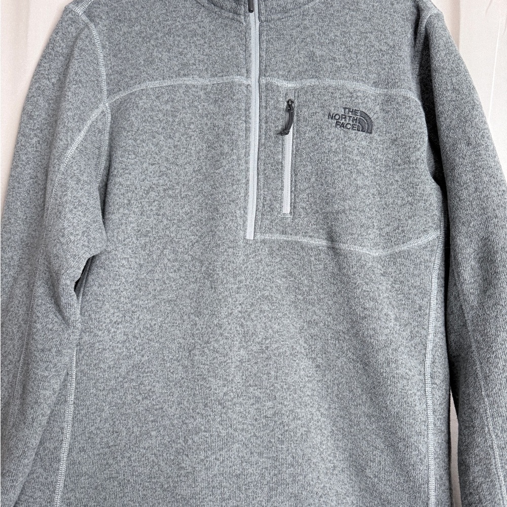 Light Gray Fleece Zip